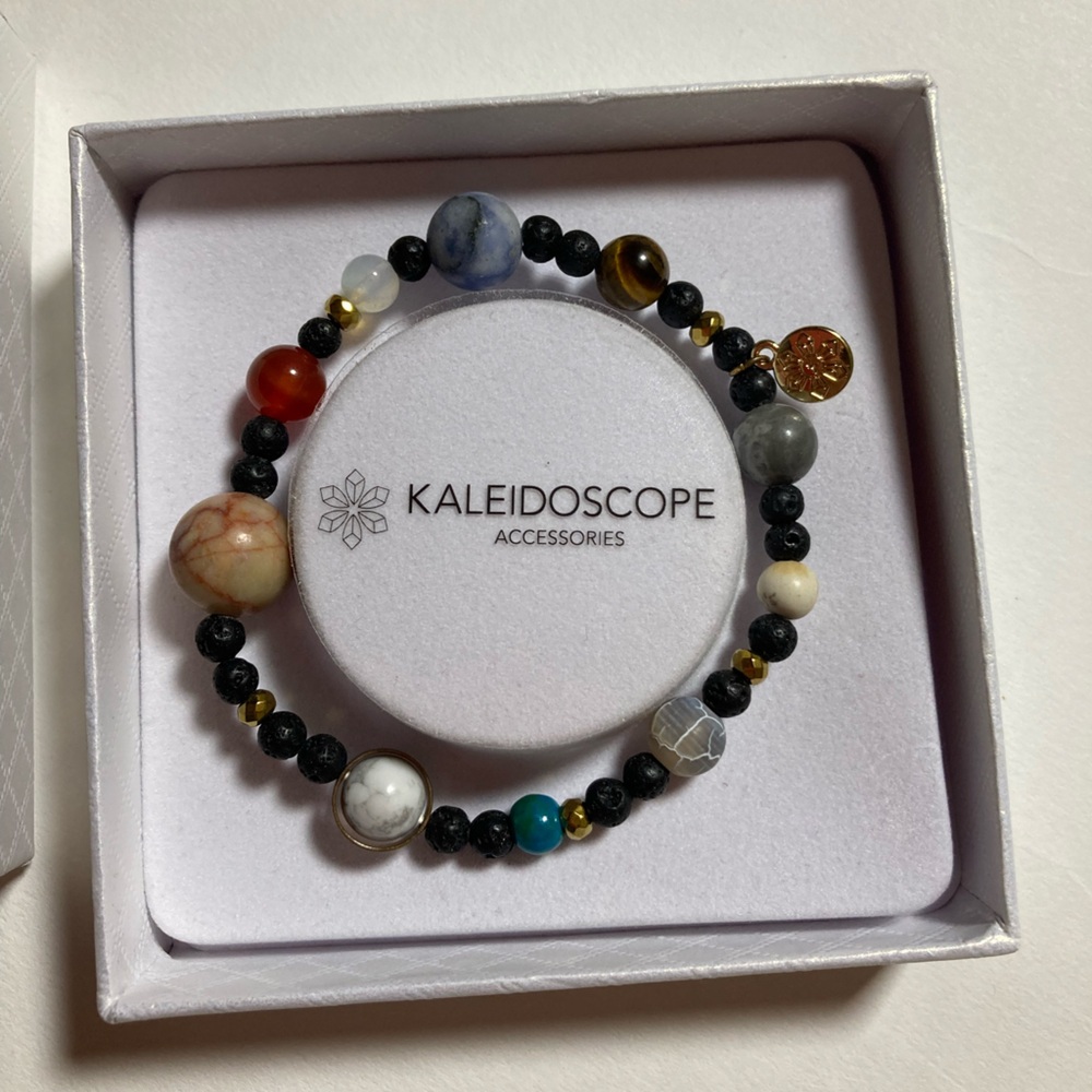 Kaleidoscope Accessories Genuine Gems Charm Bracelet ‘you are the sun’